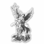 Archangel Lutte Lucifer Art Vintage autocollant (Devant)