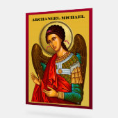 Archangel Michael Acryl Bord (Hoek)