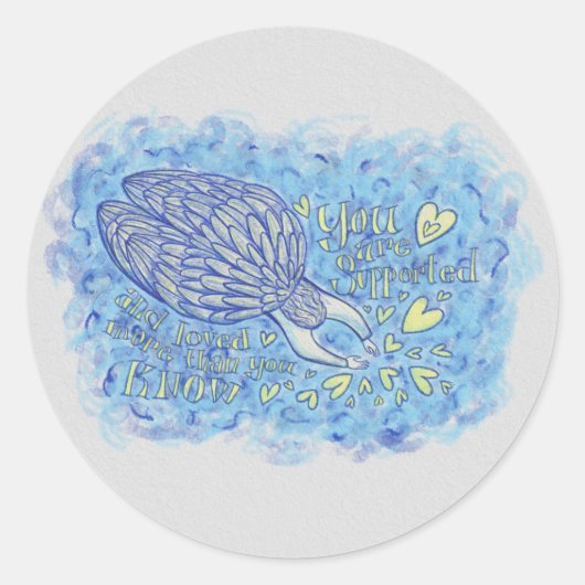 Archangel Michael Art Custom Sticker Decals (Voorkant)