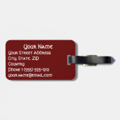 Archangel Michael Bagagelabel (Achterkant horizontaal)