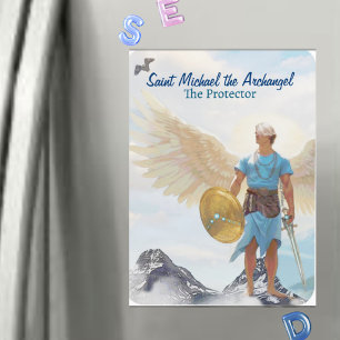 Archangel Michael Beschermengel Moed Heilige Magneet