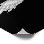 Archangel Michael- Black Background Poster (Hoek)