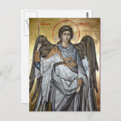Archangel Michael Briefkaart (Voorkant / Achterkant)