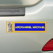 Archangel Michael bumper stcker Bumpersticker (Op auto)