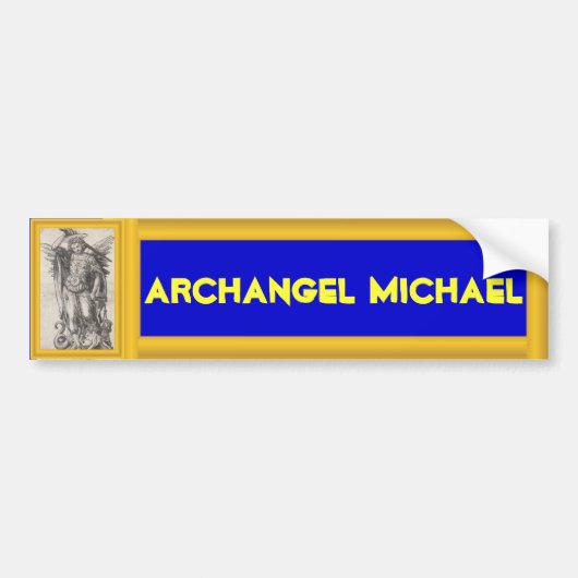 Archangel Michael bumper stcker Bumpersticker (Voorkant)