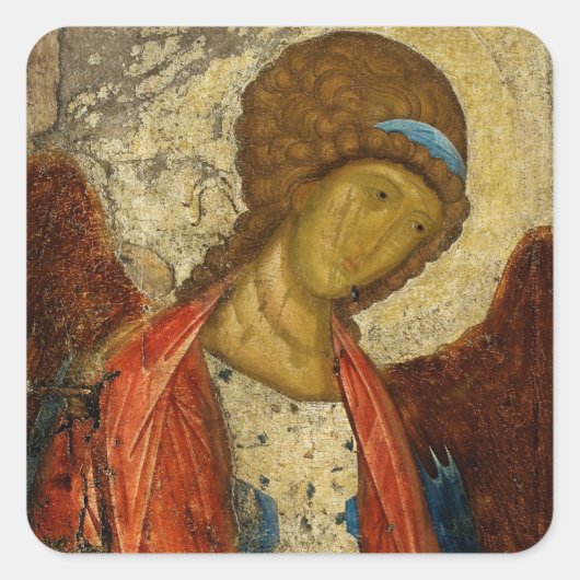 Archangel Michael c1414 Vierkante Sticker (Voorkant)
