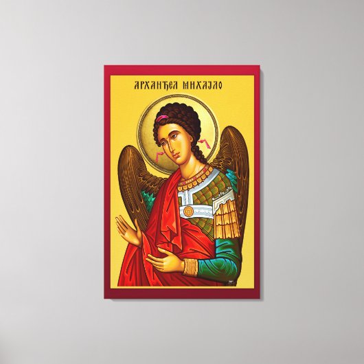 Archangel Michael Canvas Afdruk (Voorkant)