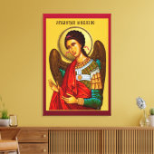 Archangel Michael Canvas Afdruk (Insitu (Woonkamer))