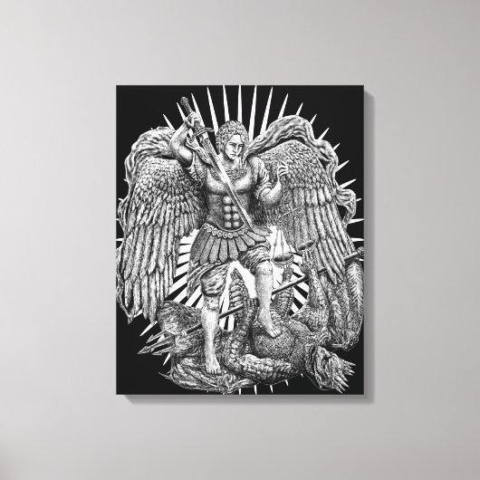 Archangel Michael Canvas Afdruk (Voorkant)