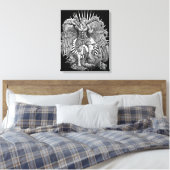 Archangel Michael Canvas Afdruk (Insitu (Slaapkamer))