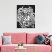 Archangel Michael Canvas Afdruk (Insitu (Woonkamer))