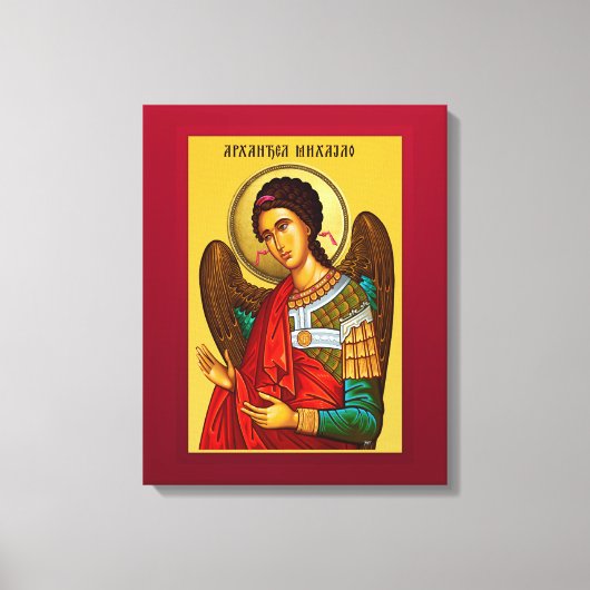 Archangel Michael Canvas Afdruk (Voorkant)