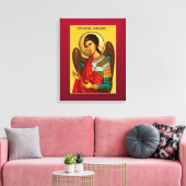 Archangel Michael Canvas Afdruk (Insitu (Woonkamer))