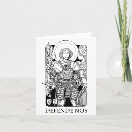 Archangel Michael Carte pour notes (Devant)