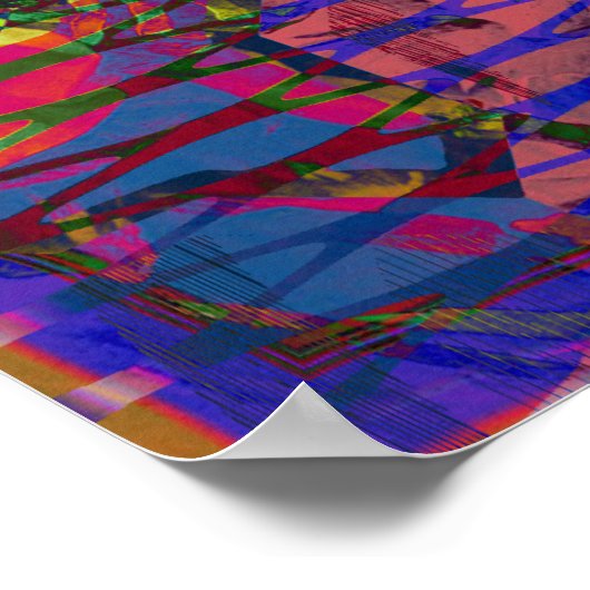 Archangel Michael Defeats Satan MSG Optik Grid Poster (Hoek)