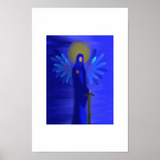 Archangel Michael - Divine Protection Poster