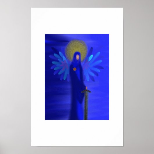 Archangel Michael - Divine Protection Poster (Voorkant)