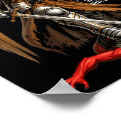 Archangel Michael Faith Design Make No Peace With  Poster (Hoek)