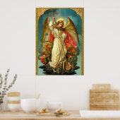Archangel Michael Matte Poster (Keuken)