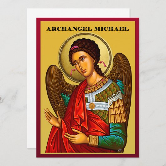 Archangel Michael Menu (Voorkant / Achterkant)