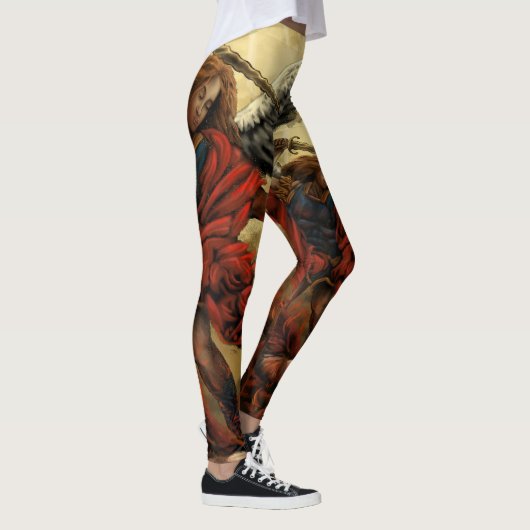 Archangel Michael met Devil Leggings (Rechts)