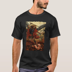 Archangel Michael met Devil T-shirt