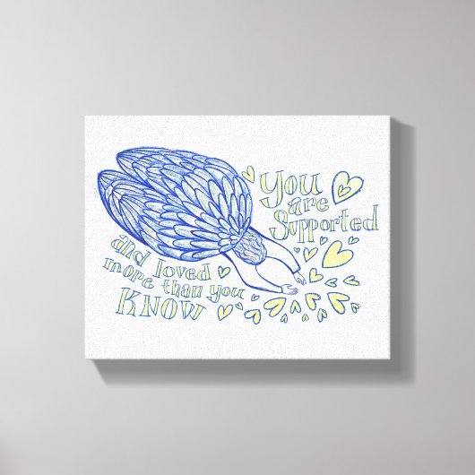 Archangel Michael Painting Wrapped Canvas Art (Voorkant)