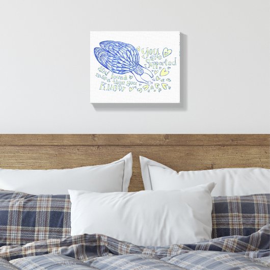 Archangel Michael Painting Wrapped Canvas Art (Insitu (Slaapkamer))