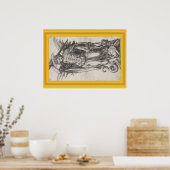 Archangel Michael poster (Keuken)