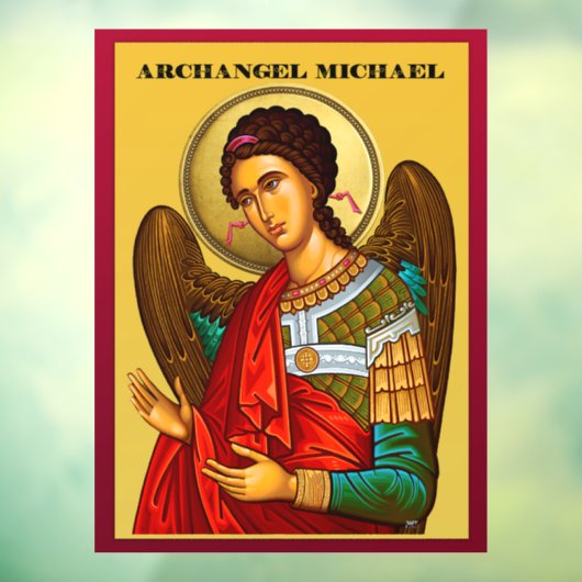 Archangel Michael Raamsticker (Vel 3)