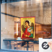 Archangel Michael Raamsticker (Cafe Raam)