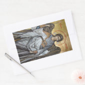 Archangel Michael Rechthoekige Sticker (Envelop)