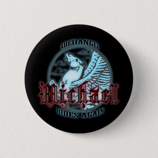 Archangel Michael Ronde Button 5,7 Cm