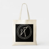 Archangel Michael Sigil PROTECTION COURAGE Tote Bag (Achterkant)