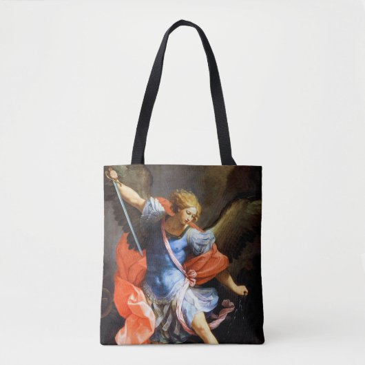 Archangel Michael tramples Satan, Guido Reni Draagtas (Voorkant)