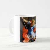 Archangel Michael tramples Satan, Guido Reni Koffiemok (Voorkant links)