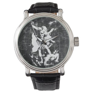 Archangel Michael Two-Tone Horloge