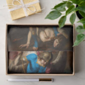 Archangel Michael vecht tegen de Fallen Angel Tissuepapier (Geschenk)