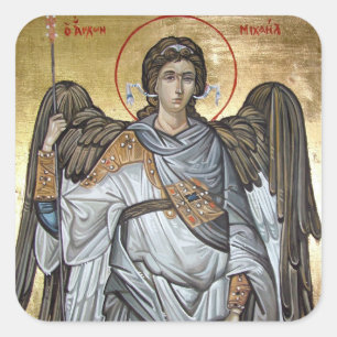 Archangel Michael Vierkante Sticker