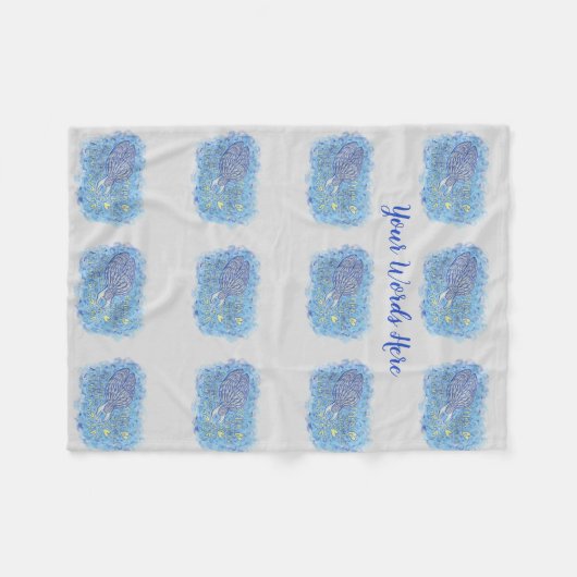 Archangel Michael's Support Couverture en polaire (Devant (Horizontal))