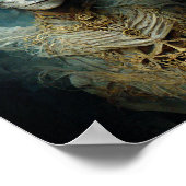 Archangel noir gothique Imaginaire Art Poster (Coin)