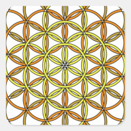 Archangel Ramiel Delight Vierkante Sticker