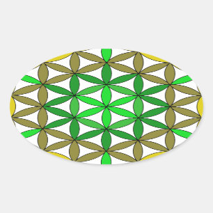 Archangel Raphael01 Ovale Sticker