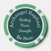 Archangel Raphael “Be Near” Healing Prayer Token (Achterkant)
