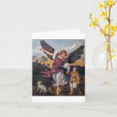 Archangel Raphael Drawing - Sint-Raphael Kaart (Gele Bloem)