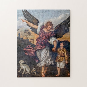 Archangel Raphael Drawing - Sint-Raphael Legpuzzel