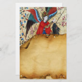 ARCHANGEL RAPHAEL EN VISSERIJPARCHTIE BRIEFPAPIER (Voorkant / Achterkant)