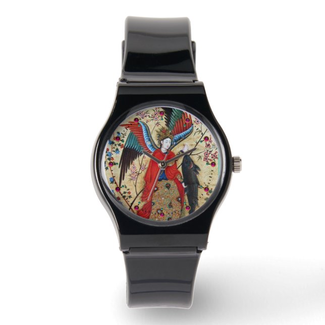 ARCHANGEL RAPHAEL EN VISSERIJPARCHTIE HORLOGE (Voorkant)
