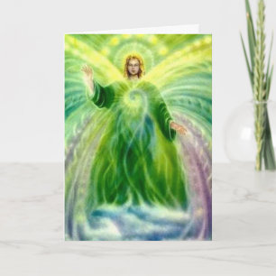 Archangel Raphael Healing Light Birthday Kaart