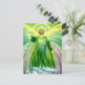 Archangel Raphael Healing Light Briefkaart (Staand voorkant)